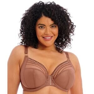 Elomi Matilda Underwire Plunge Bra Women’s Clove Neutral Beige UK 36GG US 36J‎